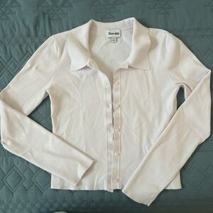 Aritzia Light Pink Button-Up Cardigan